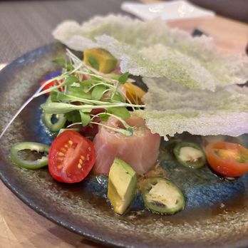 O-Ku - Yellowtail Carpaccio - Sushi Bars Near Me - Greenville, South Carolina