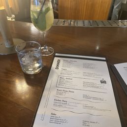 Menú, Mocktail Menú, Mocktail
