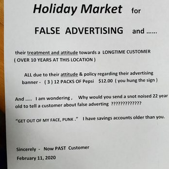 Holiday Market - Boycott Holiday Market - Grocery Near Me - Penn Valley, California Holiday Market - Boycott Holiday Market - Grocery Near Me - Penn Valley, California