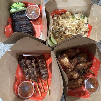 Mikey's Thai Tapas - Crying Tiger, Pad Thai, Moo Ping, Lemon Grass Fried Party Wings - Thai Near Me - Lawndale, California