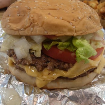 Five Guys - Cheeseburger (2 patties) - Burgers Near Me - Concord, California