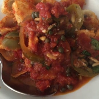 Dalton's - Calamari. I've never had it served in a caper sauce. Yummy! - New American Near Me - North Branford, Connecticut