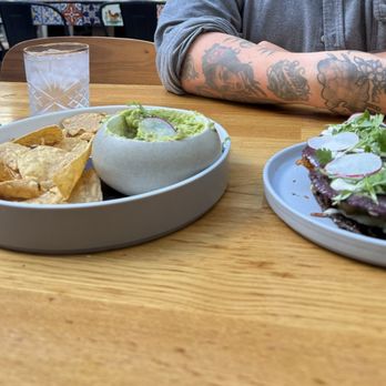 Buen Provecho - Chips and guacamole, squash blossom quesadilla. - Mexican Near Me - Long Beach, California Buen Provecho - Chips and guacamole, squash blossom quesadilla. - Mexican Near Me - Long Beach, California