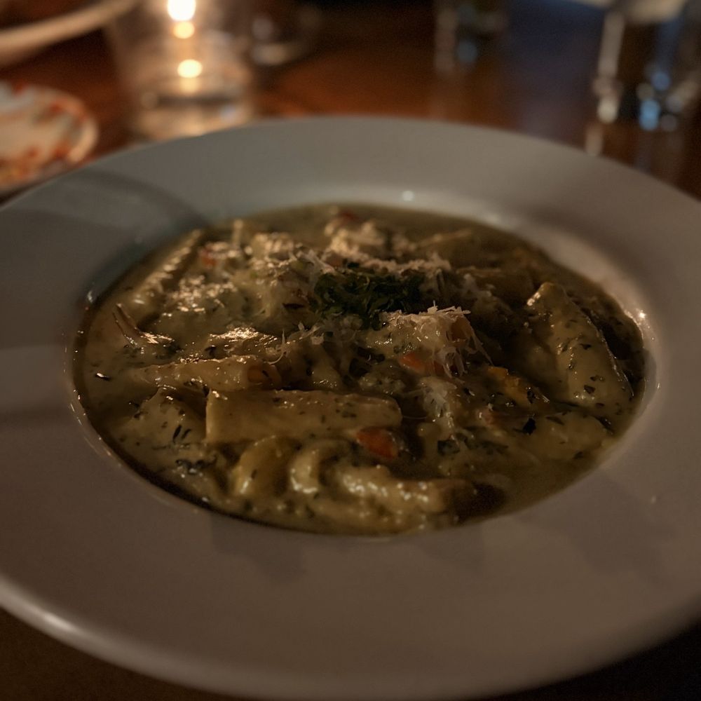 Carte Blanche - Pesto pasta - French Near Me - Hamburg, New York Carte Blanche - Pesto pasta - French Near Me - Hamburg, New York