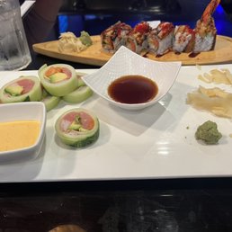 Naruto and shrimp tempura roll