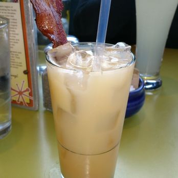 Snooze, an A.M. Eatery - Bacon and Eggs cocktail! - Breakfast & Brunch Near Me - Lone Tree, Colorado