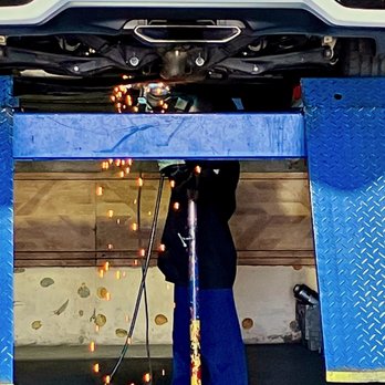 Classic Muffler Service Center - Andy in action welding. - Auto Repair Near Me - San Jose, California Classic Muffler Service Center - Andy in action welding. - Auto Repair Near Me - San Jose, California