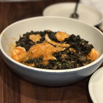 North Italia - Seafood with squid ink pasta - Italian Near Me - Plano, Texas North Italia - Seafood with squid ink pasta - Italian Near Me - Plano, Texas