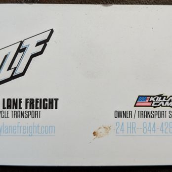 Victory Lane Freight - Buisness Card, Website, Phone Number - Towing Near Me - Los Angeles, California