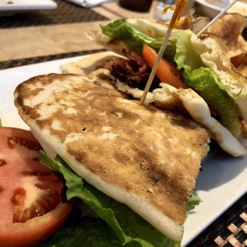 Trattoria Bianca - Lunch Flatbread BLT Sandwich - Italian Near Me - New York, New York Trattoria Bianca - Lunch Flatbread BLT Sandwich - Italian Near Me - New York, New York