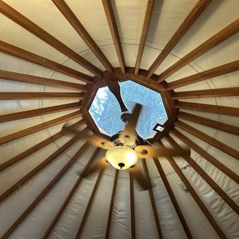 Vermilion Valley Resort - Inside the Yurt! - Hotels Near Me - Lakeshore, California