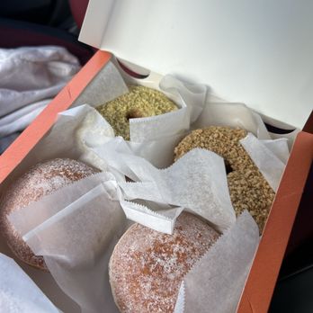 Old Ferry Donut - 2 milk cream, 1 peanut butter, 1 butter pistachio - Donuts Near Me - San Gabriel, California Old Ferry Donut - 2 milk cream, 1 peanut butter, 1 butter pistachio - Donuts Near Me - San Gabriel, California