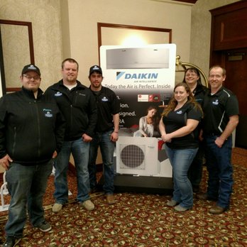 Kindred - Some of our crew attending a Daikin training event in Spokane, WA! From left to right: Bob, Chris Kindred, Jeff, Marcia, Lynn, and John. - Plumbing Near Me - Great Falls, Montana Kindred - Some of our crew attending a Daikin training event in Spokane, WA! From left to right: Bob, Chris Kindred, Jeff, Marcia, Lynn, and John. - Plumbing Near Me - Great Falls, Montana