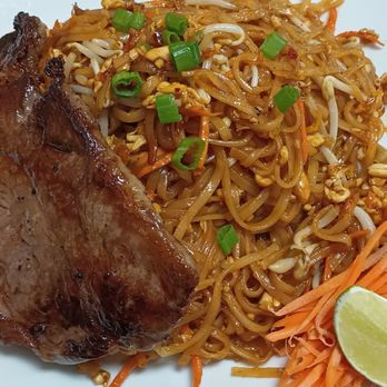 Thai Orchid - Royal pad Thai..the steak and the noodles were so gooooood - Thai Near Me - Yukon, Oklahoma Thai Orchid - Royal pad Thai..the steak and the noodles were so gooooood - Thai Near Me - Yukon, Oklahoma