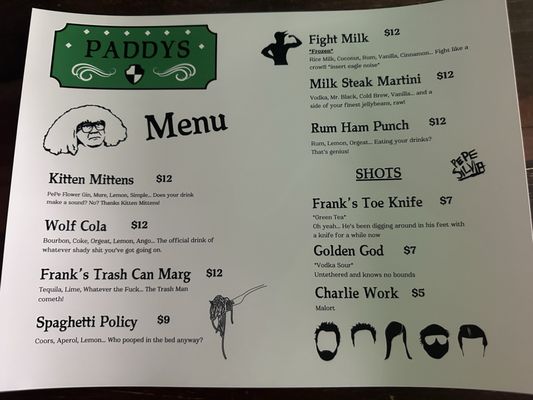 Menu photo 3 Sunny's Backyard Austin, TX