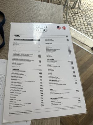 Menu photo 2 Restaurante Chú-Chú Lisbon, 11