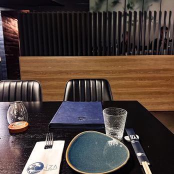 Oiza - Table setting. - Sushi Bars Near Me - Fresno, California Oiza - Table setting. - Sushi Bars Near Me - Fresno, California