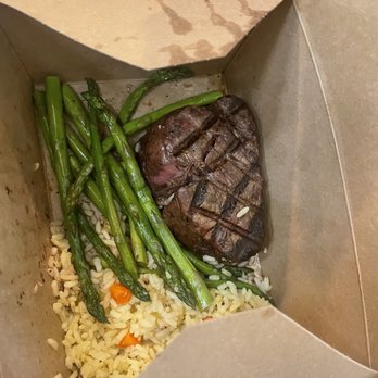 Rudy's Steakhouse - Steak, asparagus, and rice pilaf - Steakhouses Near Me - Salem, Oregon Rudy's Steakhouse - Steak, asparagus, and rice pilaf - Steakhouses Near Me - Salem, Oregon