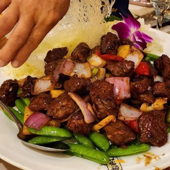 Koi Palace - Banquet Size- Black Steak Cubes - Dim Sum Near Me - Milpitas, California Koi Palace - Banquet Size- Black Steak Cubes - Dim Sum Near Me - Milpitas, California
