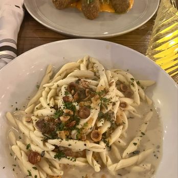 Benchmark - Short Rib Croquettes & Fusilli Cacio e Pepe - New American Near Me - Santa Ana, California