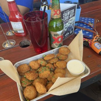 Onion Creek Cafe - Spicy fried pickles - Coffee & Tea Near Me - Houston, Texas Onion Creek Cafe - Spicy fried pickles - Coffee & Tea Near Me - Houston, Texas