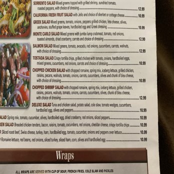 Chobani's Restaurant - the menu - American Near Me - Pennsville Township, New Jersey