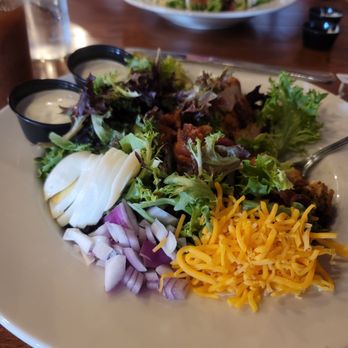 Juniors' - COBB Salad, dry chicken. Good ranch. The end. - American Near Me - Tracy, California Juniors' - COBB Salad, dry chicken. Good ranch. The end. - American Near Me - Tracy, California