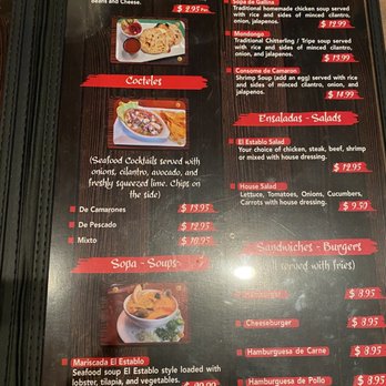 El Establo Bar & Grill - Menu, - Tex-Mex Near Me - Manassas, Virginia