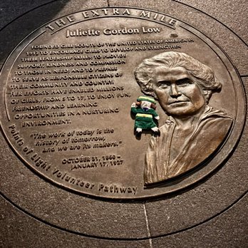 The Extra Mile - Juliette Gordon Low, founder of Girl Scouts! - Landmarks & Historical Buildings Near Me - Washington, DC, District of Columbia The Extra Mile - Juliette Gordon Low, founder of Girl Scouts! - Landmarks & Historical Buildings Near Me - Washington, DC, District of Columbia