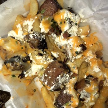 Reggie's BBQ - Burnt Ends Loaded Fries, Amazingly good!!! Thick cut pieces of meat, Good portion - Barbeque Near Me - Clarksville, Tennessee Reggie's BBQ - Burnt Ends Loaded Fries, Amazingly good!!! Thick cut pieces of meat, Good portion - Barbeque Near Me - Clarksville, Tennessee