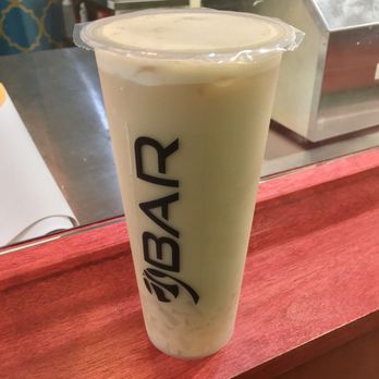 B.I. Tea & Dim Sum - Roasted Oolong Milk Tea w/ Lychee Jelly - Bubble Tea Near Me - Chicago, Illinois