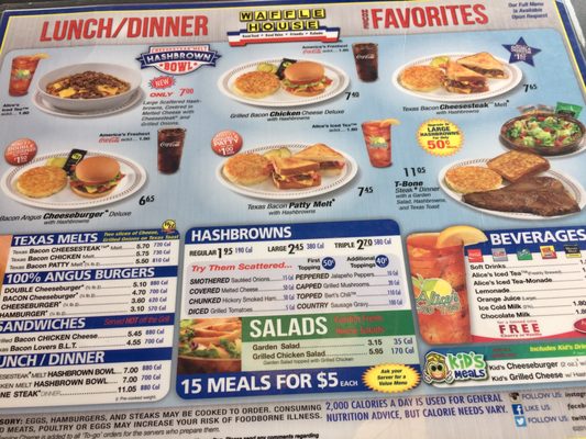 Menu photo 2 Waffle House North Little Rock, AR Menu photo 2 Waffle House North Little Rock, AR