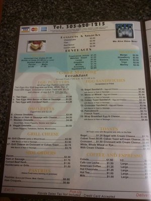 Menu photo 3 Calabrone Cafe Miami, FL Menu photo 3 Calabrone Cafe Miami, FL