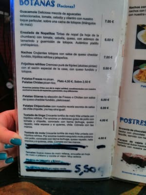 Menu photo 2 DF Bar Madrid, M Menu photo 2 DF Bar Madrid, M