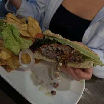 Irish 31 - Blue cheese Black and Bleu Burger - Irish Near Me - Seminole, Florida