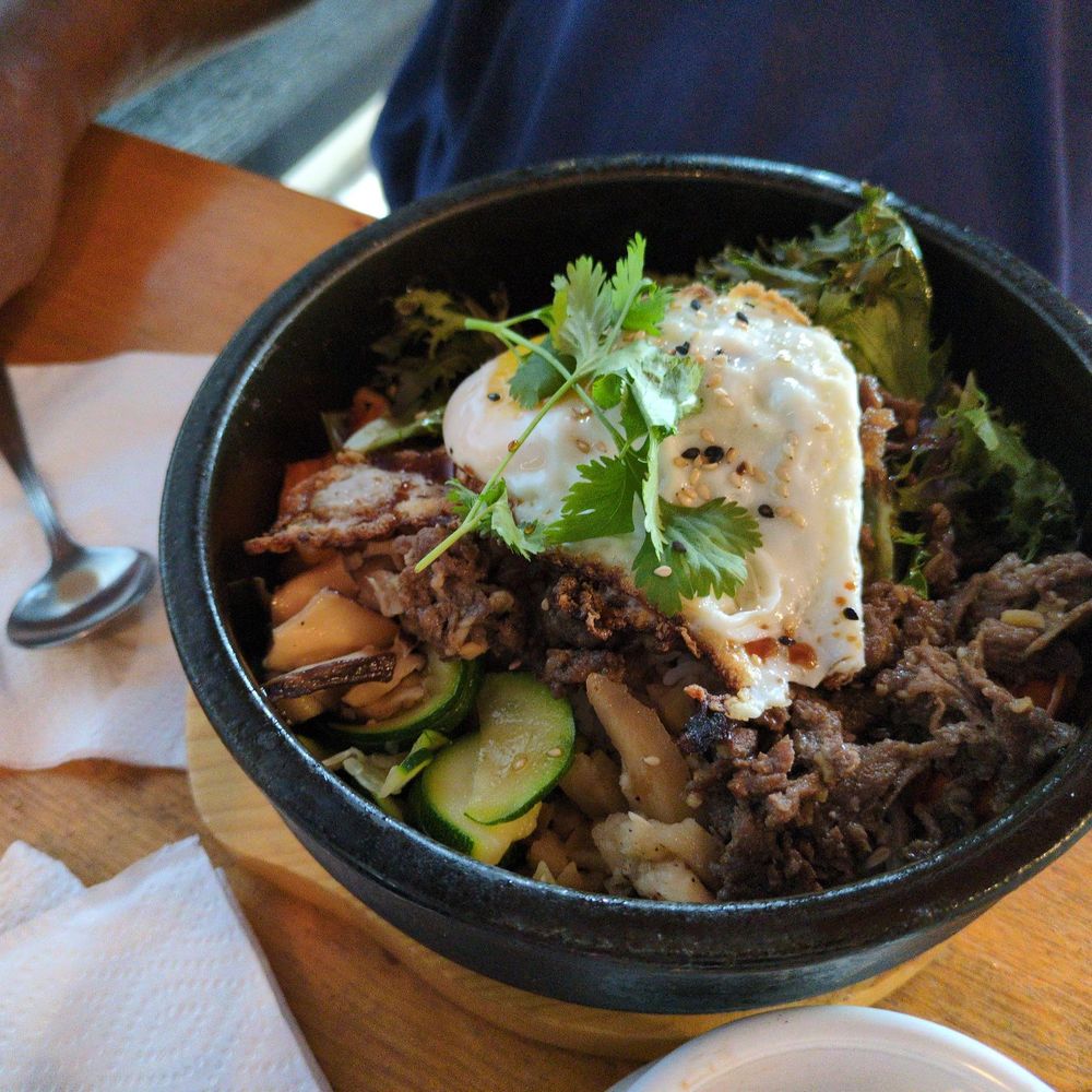 Ryu's Kitchen - Steak Bibimbop. Excellent - Korean Near Me - Fort Wayne, Indiana