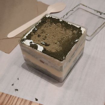 Cafe Monet - Matcha tiramisu - Bakeries Near Me - Vancouver, British Columbia