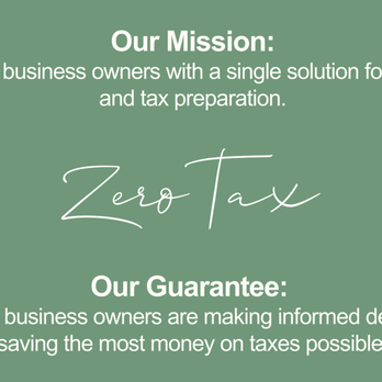 Zero Tax - Our mission is to provide a single source solution and making informed decisions. - Accountants Near Me Zero Tax - Our mission is to provide a single source solution and making informed decisions. - Accountants Near Me