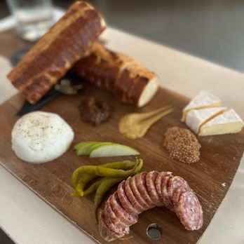 Lady Jane - The Spread with burrata, camembert, and black pepper salami - Cocktail Bars Near Me - Denver, Colorado