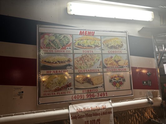 Menu photo 1 Taqueria Flores Galveston, TX