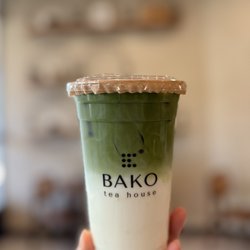 BAKO TEA HOUSE  - CEREMONIAL GRADE MATCHA LATTe.
