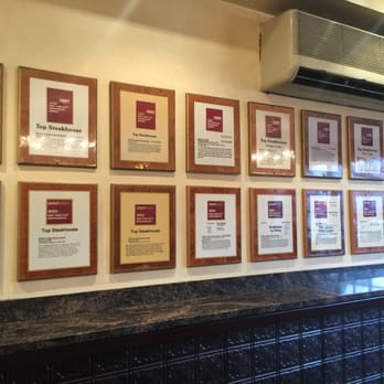 Peter Luger - A wall full of awards! - Steakhouses Near Me - Brooklyn, New York
