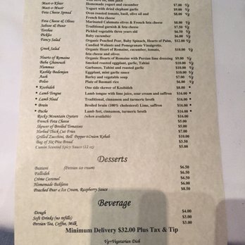 Maykadeh - Menu - Persian/Iranian Near Me - San Francisco, California Maykadeh - Menu - Persian/Iranian Near Me - San Francisco, California