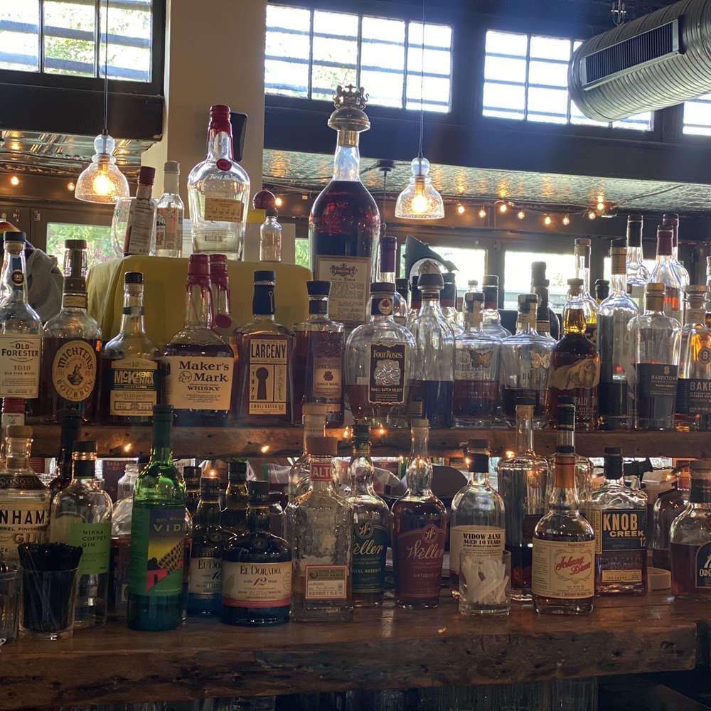 One side of the Bourbon Shelves. One side of the Bourbon Shelves.