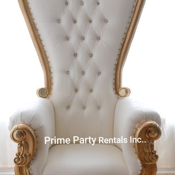 Prime Party Rentals - Single Throne - Party Equipment Rentals Near Me Prime Party Rentals - Single Throne - Party Equipment Rentals Near Me