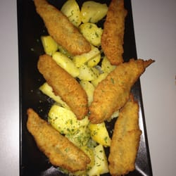 Vintage - Boquerones rellenos con gambas.