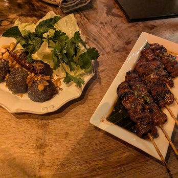 Lao Lao Bar - Tapioca dumplings and BBQ pork skewers - Laotian Near Me - Toronto, Ontario
