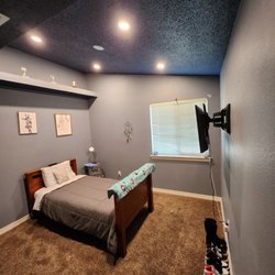 Even Scale - Upgraded Reese lights in one of the bedrooms.
