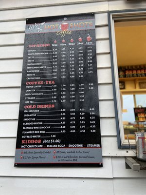 Menu photo 2 Hot Shots Coffee Creswell, OR