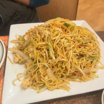 Dragon Palace - Chicken Lo Mein. Huge portion. - Chinese Near Me - Gresham, Oregon